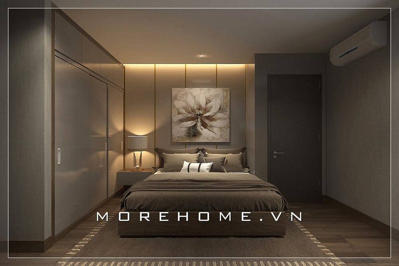 Mẫu giường ngủ 2 người đơn giản, hiện đại là gợi ý hoàn hảo cho nhiều không gian phòng ngủ chung cư, nhà phố nhỏ
